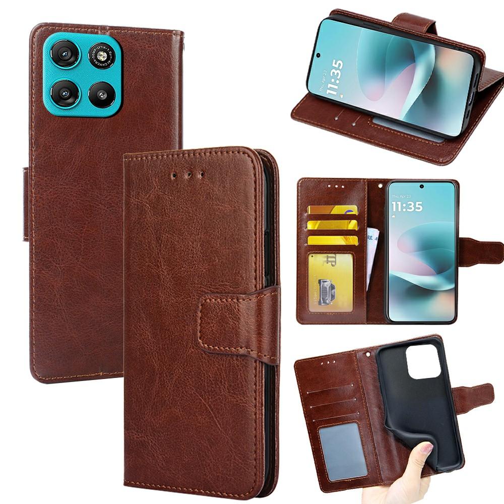 For Motorola Moto G67 Power 5G Case Wallet PU Leather + TPU Folding Stand Phone Cover