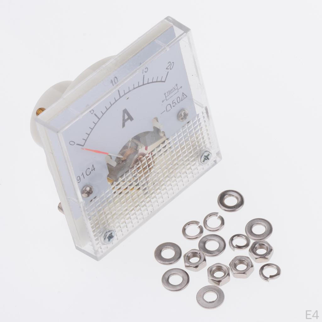 1pc Analog Panel Meter 5A/20A/30A 50A 75MV Range 91C4