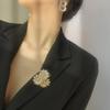 Japanese & Korean Creative Daisy Brooch - Exquisite Enamel Pin for Women, Versatile Suit Accessory