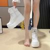 Fashion 9CM Women High Boots Cosplay Mid-calf Boots High Platform Wedges Boots Summer Autumn New Designer Gothic Shoes for Women Botas