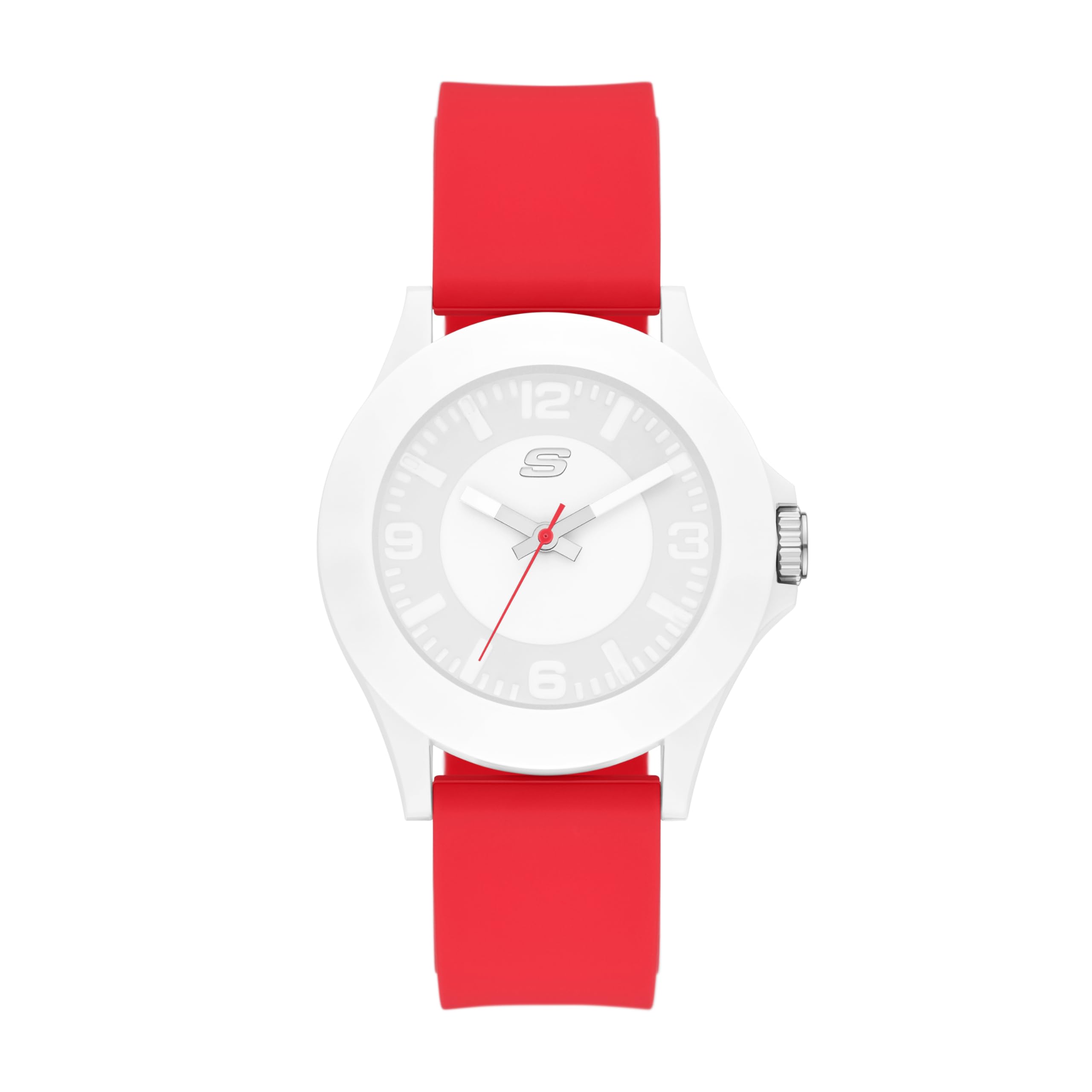 

Skechers Unisex Rosencrans Canada Analog Red Silicone SR6359 Watch,
