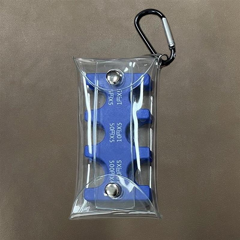 

Мини-диспенсер для монет евро, пластиковый ящик для хранения монет, кошелек-органайзер, держатель для автомобиля, держатель для монет синий