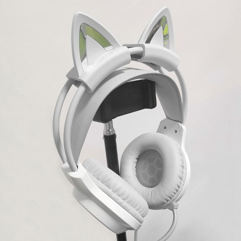 Adorable Cats Ear Silicone Decorations Silicone Attachments Perfect For Personalizing Headband Headphone Unique Look