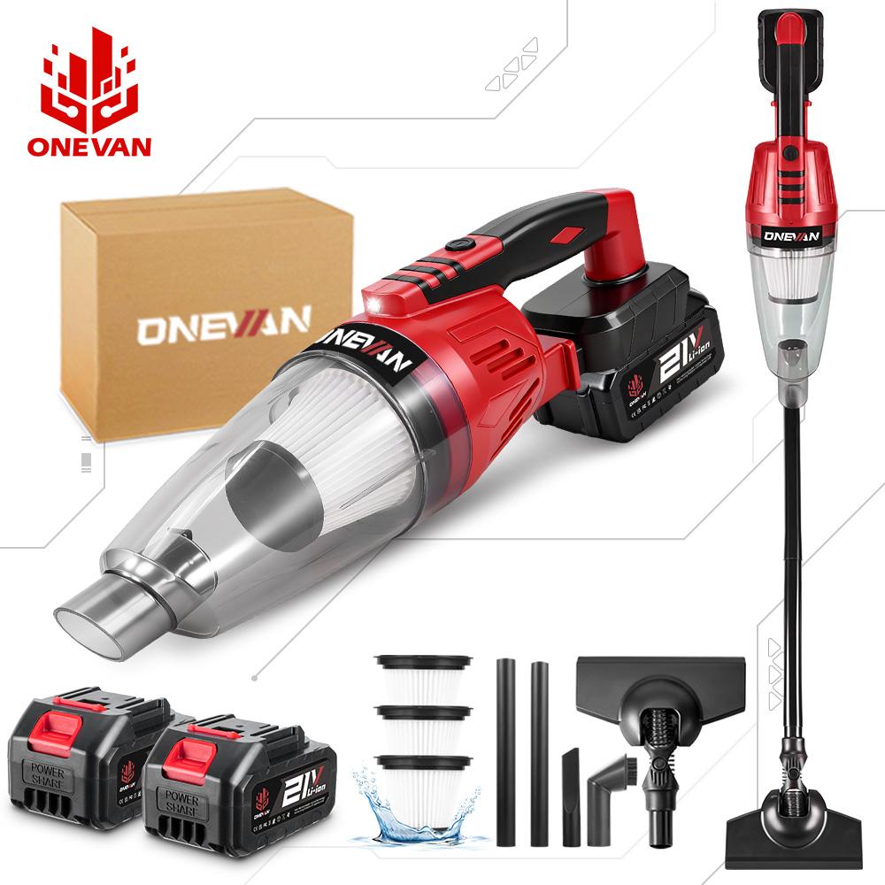 ONEVAN 12KPA Electric Vacuum Cleaner 1500W Multi-function Handheld Car House Cleaning Dust Tool For Makita 18v Battery Pin