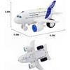 Avión de Juguete a Fricción con Luces y Sonidos para Niños Pequeños, 1:Aviones a Escala 200 para Niños, Vehículos de Juguete para Niños y Niñas