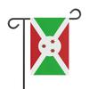 Drapeau - Burundi - 32 X 47.5 Cm - Polyester - Impression Recto/verso - Multicolore