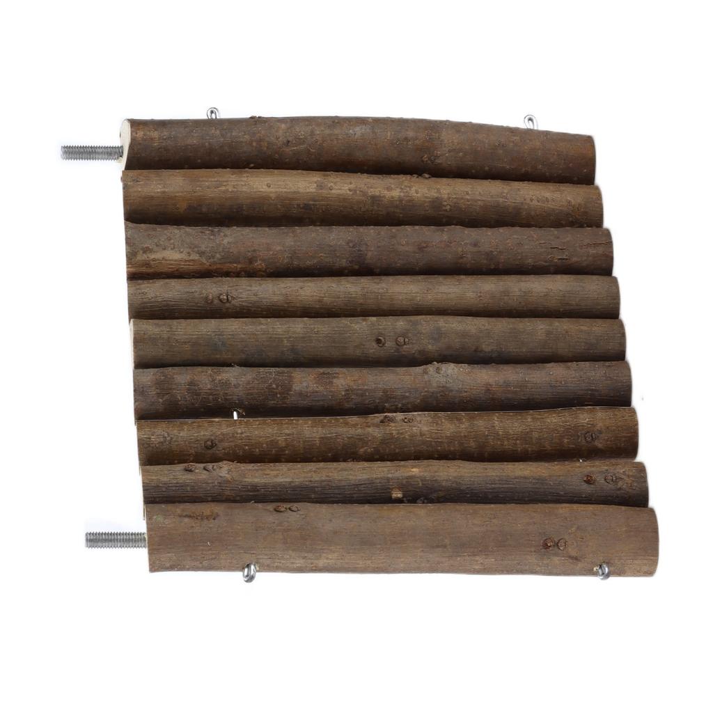 Hamster Wooden Platform Safe Pet Rectangle Wood Stand for Cockatie Hamster Rabbits