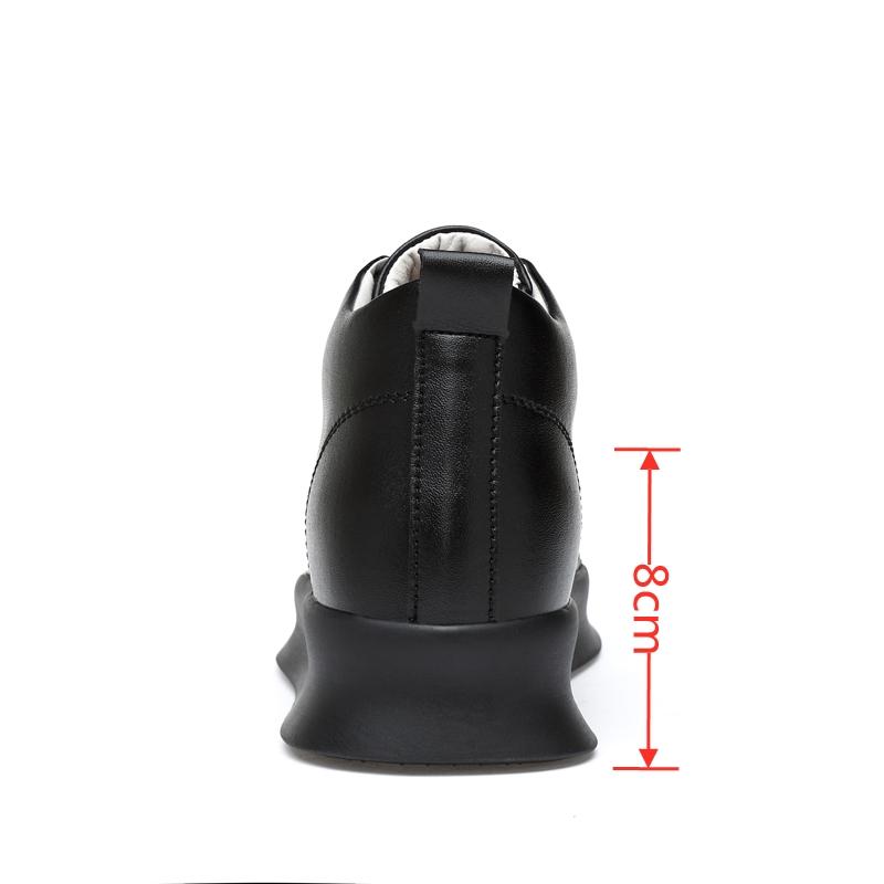 Elevator Men Sneakers Height Increase Shoes for Men Casual Insole 8cm White Black Taller Shoes Male Leisure Sports Plus Size