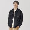 American Heavy Retro Denim Jacket Men'S Loose Large Size Trendy Handsome Tooling Jacket Trendy Brand