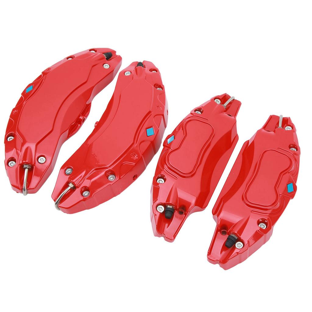 4 Stück 19 Zoll 20 Zoll Radnaben-Bremssattelabdeckungen Aluminiumlegierung Scheibenbrems-Bremssattel Schutzabdeckung Ersatz für