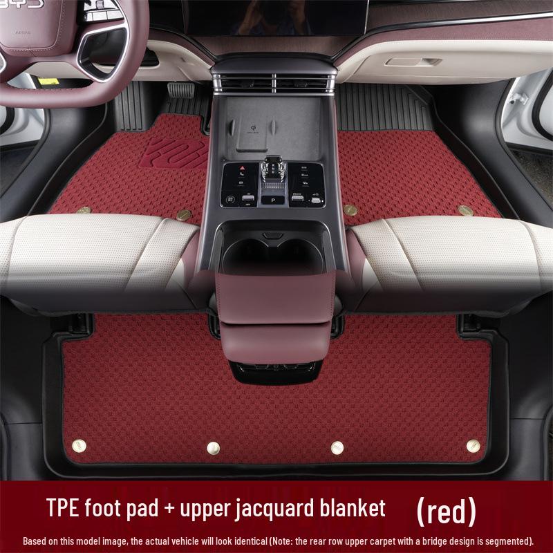 Eco-Friendly TPE Car Floor Mats - Thick, Wear-Resistant Interior Accessories