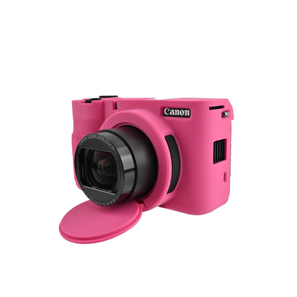 V1 Kamera Weiche Silikonhülle für Canon PowerShot V1 Armor Gummiabdeckung Skin Mit Objektivdeckel
