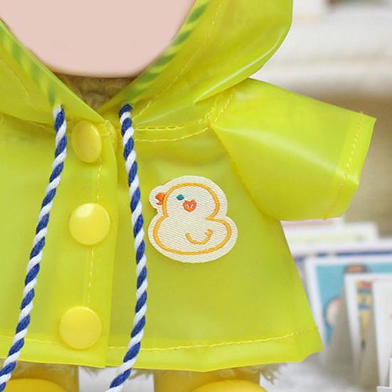 Doll Raincoat Set for 17cm La Bubu Waterproof Cape Boots Fashion Doll Outfit Doll Wardrobe Essentials