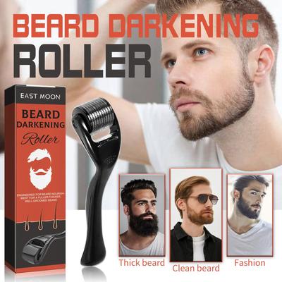 Beard Growth Roller for Men, Strengthen Beard Roots Nourishing Comb, Moisturize Brighten Beard, Boost Thick Dense Beard Growth