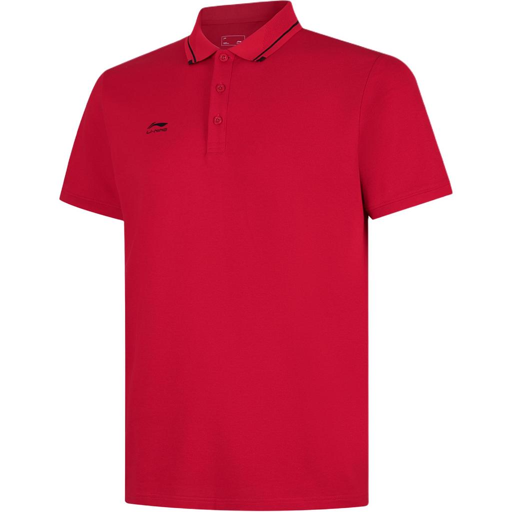 Li Ning T Shirts Men's Polo Collar Thin APLV063