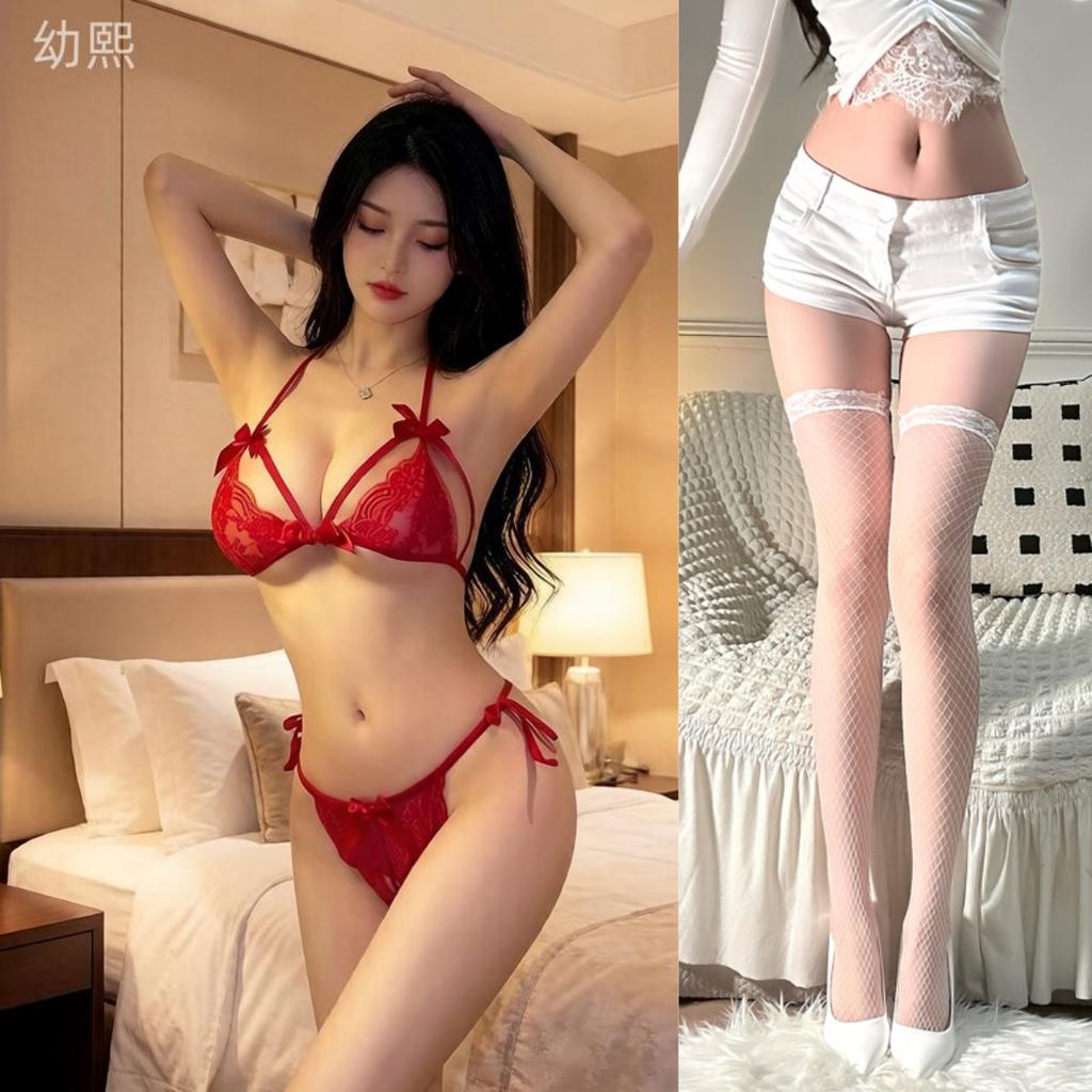 Sexy underwear lace bra panties pure temptation pajamas three-point sexy hot suspender suit women