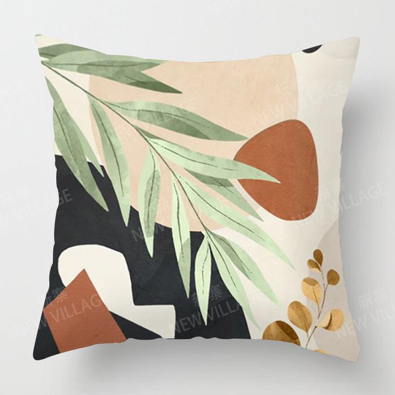 Nordic Modern Abstract Geometric Living Room Sofa Cushion Cover Home Decor Pillowcase 45X45Cm 45*45 50X50 60X60Cm 40X40 35X35