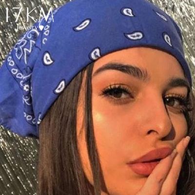 Mode Frauen Bandana Schal Mädchen Kinder Punk Square Bandanas Kopfbedeckungen Bohemian Kopftuch Stirnbänder Haar-Accessoires