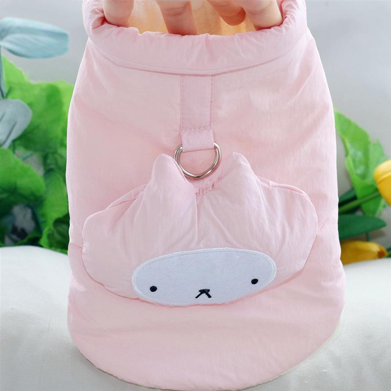 Winter dog cotton coat tractionable Teddy Bichon Pomeranian Schnauzer Poodle Yorkshire terrier small dog pet clothes