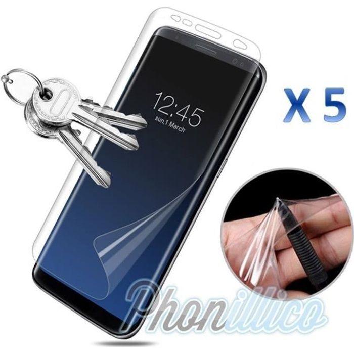 Lot 5 Films Protection Samsung Galaxy S9 - Plastique 100% Incurve Integral Phonillico®
