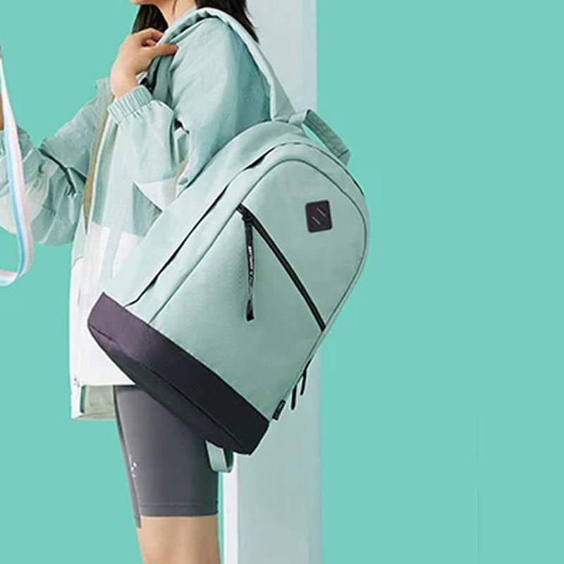 Li Ning Sports Life Collection Polyester Backpack Unisex Camlet Green ABSU123-6