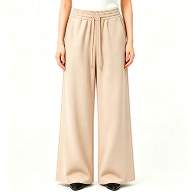 Women's pants fashion casual sweatpants versatile sweatpants wide-leg pants fleece loose trousers women