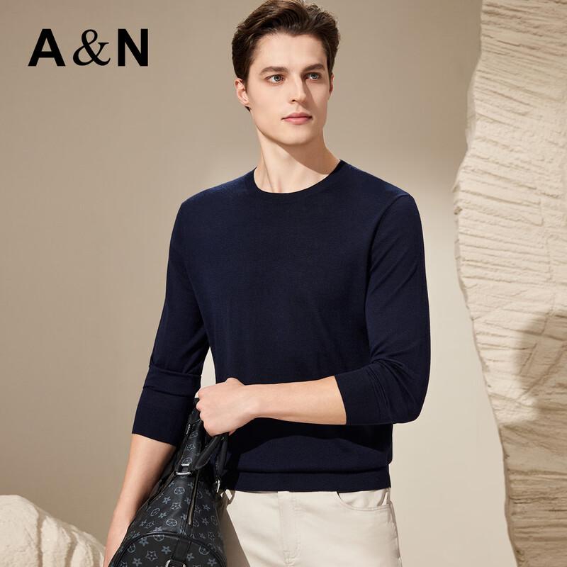 

Antonio Men s 100% Cashmere Lightweight Round Neck Sweater XL