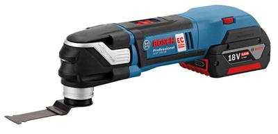 Bosch Professional 18V Akumulátorový a 1 kufr Víceúčelové nářadí (Stříháno šito) (6,0Ah kus, nabíječka, v ceně) GMF18V-28