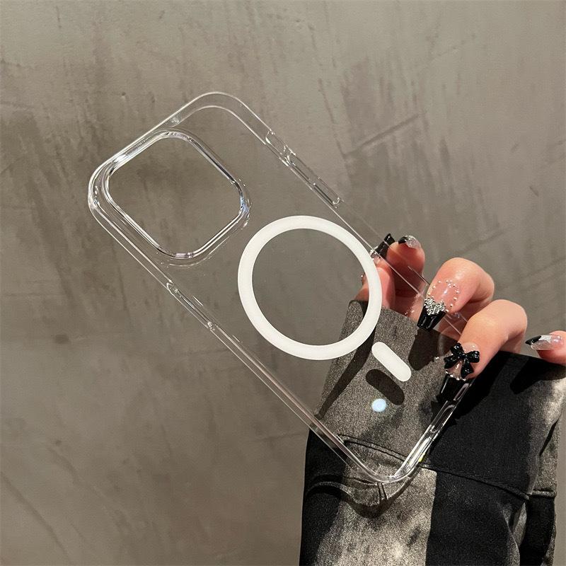 

Применимо к Apple 16promax Черный Магнитная Зарядка Чехол для Мобильного Телефона iPhone 15 Жесткий Чехол из ПК 12 Ультратонкий Защитный Чехол Apple 16Plus