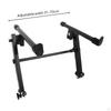 Adjustable X shaped Keyboard Stand Foldable Double Tier Heavy