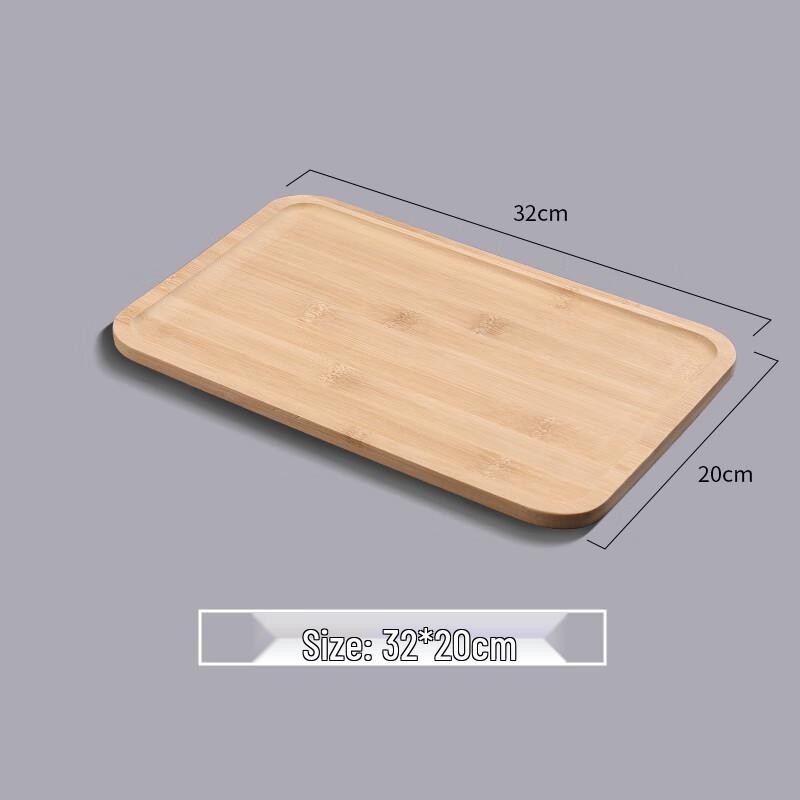 Japanese Style Bamboo Wood Serving Tray