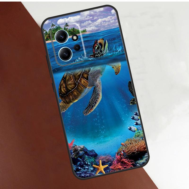 Ocean Sea Turtle Case For Xiaomi Redmi Note 13 10 11 12 14 15 Pro Plus Cover For Redmi 15C 15 12C 13C 14C 10C