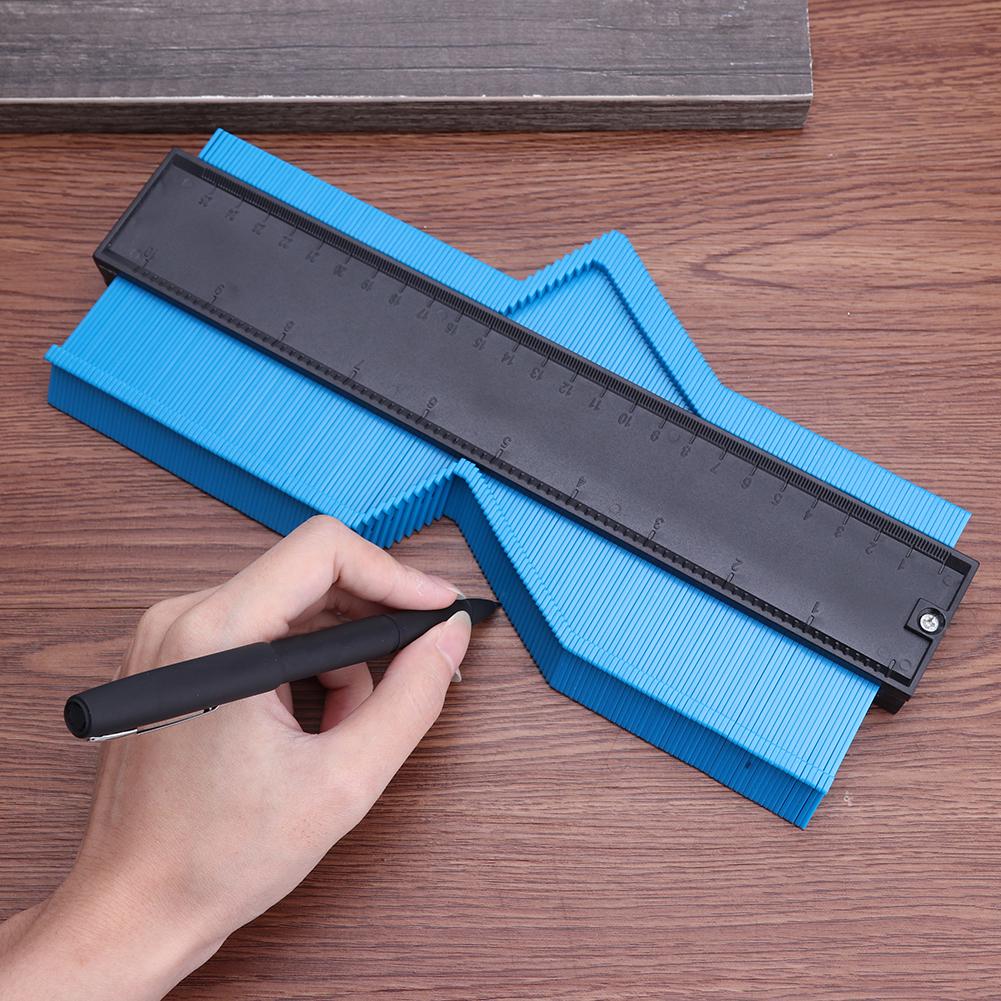 Plastic Irregular Shaper Profile Ruler Gauge Duplicator Contour Scales ...
