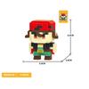 Lovely Fighter Figures Micro Diamond Building Block Nanobrick Kyo Iori Terry Mai Ryu Ken Gouki Chun-Li M·Bison Construction Toys