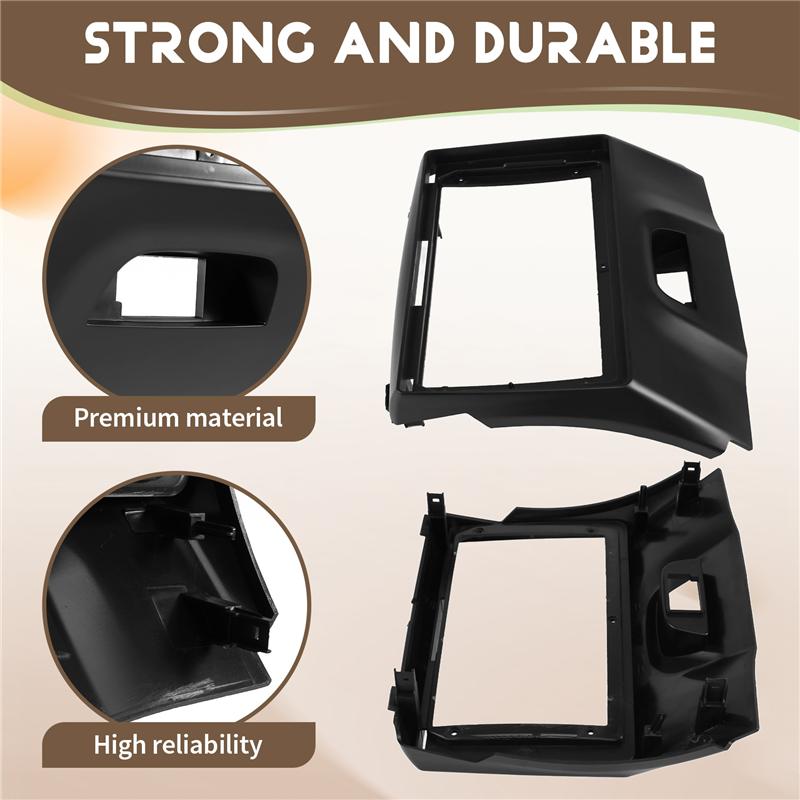 Double Din Radio Stereo Face Facia Fascia Panel Frame DVD Dash Stereo Kit For Trailblazer Isuzu D-Max MU-X-M53K