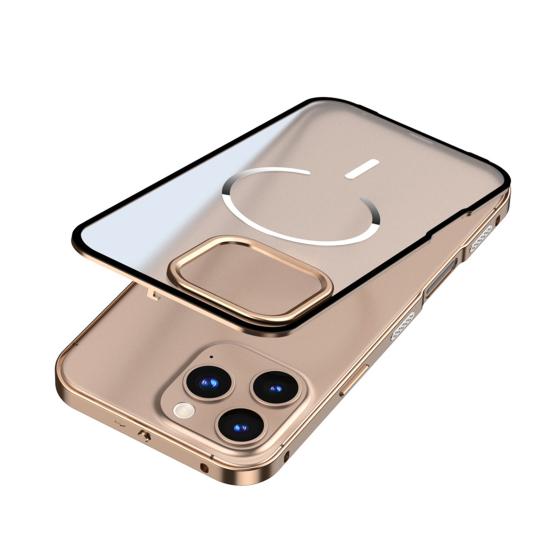 Magnetický kryt na telefon pro řadu IPhone 17 Kovový rám Ochranný kryt na telefon Rychlý odvod tepla Bezdrátové nabíjení Skořepina telefonu