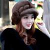 New Winter Mink Hat for Women Mink Fur Hat Whole Mink Fur Hat Ear Protection Duck Tongue Wheat Ear Mink Fur Hat