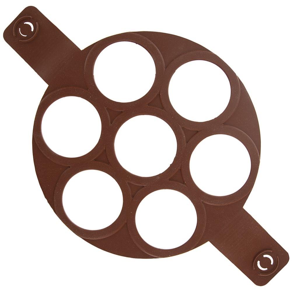 Forma Foremka Do Smażenia Jajek Pancake Silikonowa Brązowa SILLINIE ORION 151791