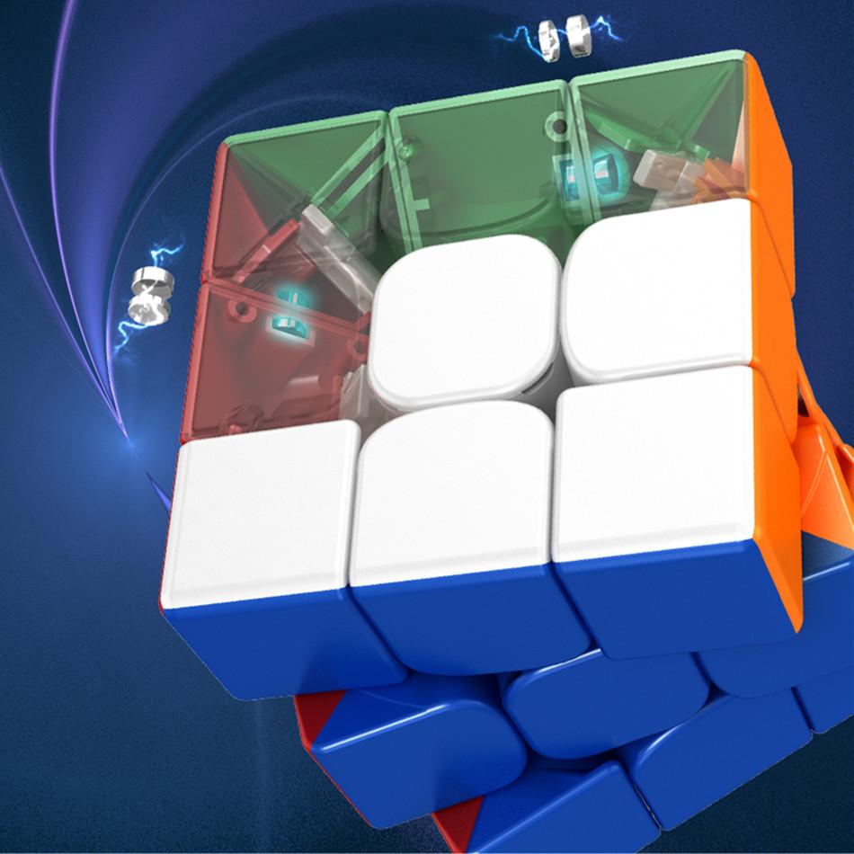 Moyu Rs3M Zauberwürfel Magnetisch Moyu Rs3 M 3X3X3 Cubo Magico Rs3M Uv 3X3 Magnetischer Würfel Speedercube Puzzle Spielzeug Für Kinder Geschenk