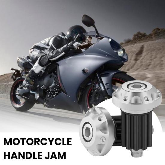 1 par motorsykkel styre ende CNC aluminiumslegering Universal motorsykkel scooter grep håndtak endeplugg trim deksel modifikasjonstilbehør