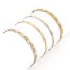 304 Stainless Steel Twist Chains Bracelets For Women Gold/Silver Color Snake Chain Bracelet Men Fashion Punk Jewelry 18.5cm Long