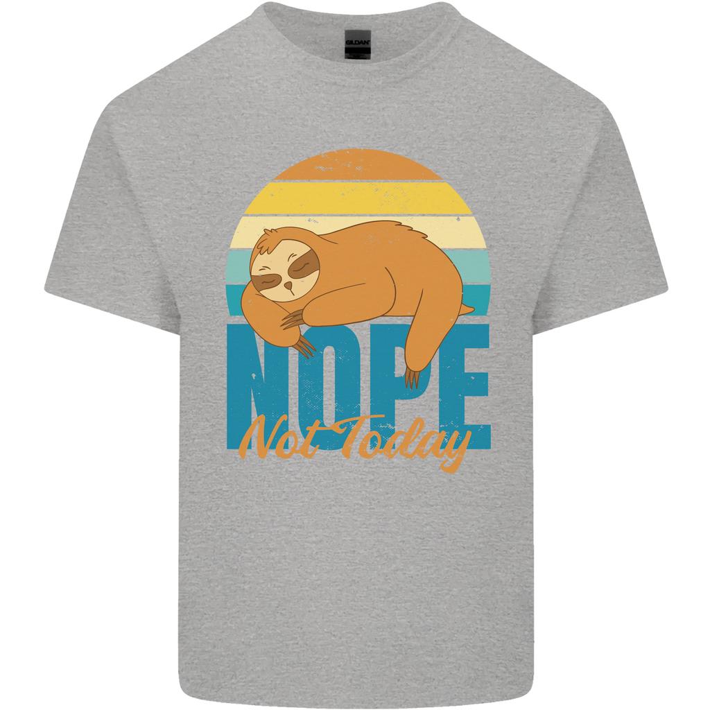Sloth Nope Not Today Funny Lazy Unisexs Light Cotton TShirt