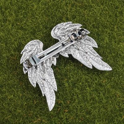 1/2Pcs Women'S Braid Hair Accessories Vintage Silver Angel Wings Hair Clip Ethnic Style Hair Decorations Zinc Alloy Hairpins