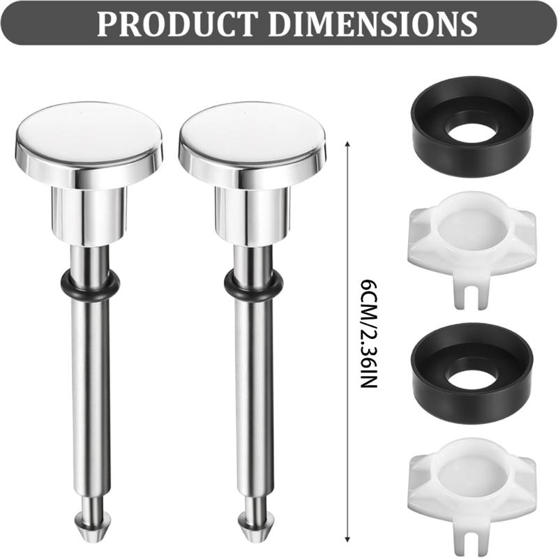 2Pcs Tub Spouts Diverter Repair Set Fix Faucet Includes 2 Valves 2 Cup Seal 2 Gate for Bathtubs Shower Maintenance