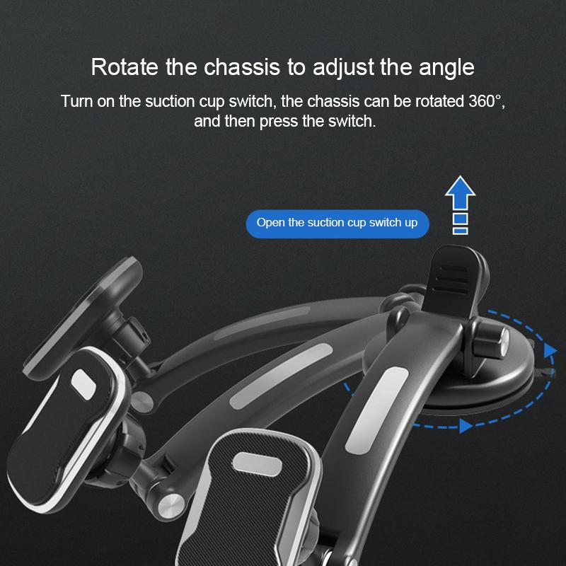 Car Phone Holder Mobile Phone Holder Stand In Car Magnetic GPS Mount Support For iPhone 12 Pro Xiaomi Samsung