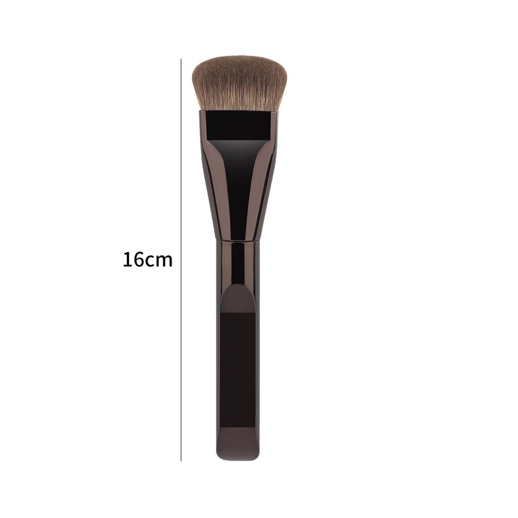 New Single Ultra-thin Widened Tongue Foundation Brush, Seamless Concealer, Do Not Eat Powder, Flat Head Soft Hair Beauty Tool