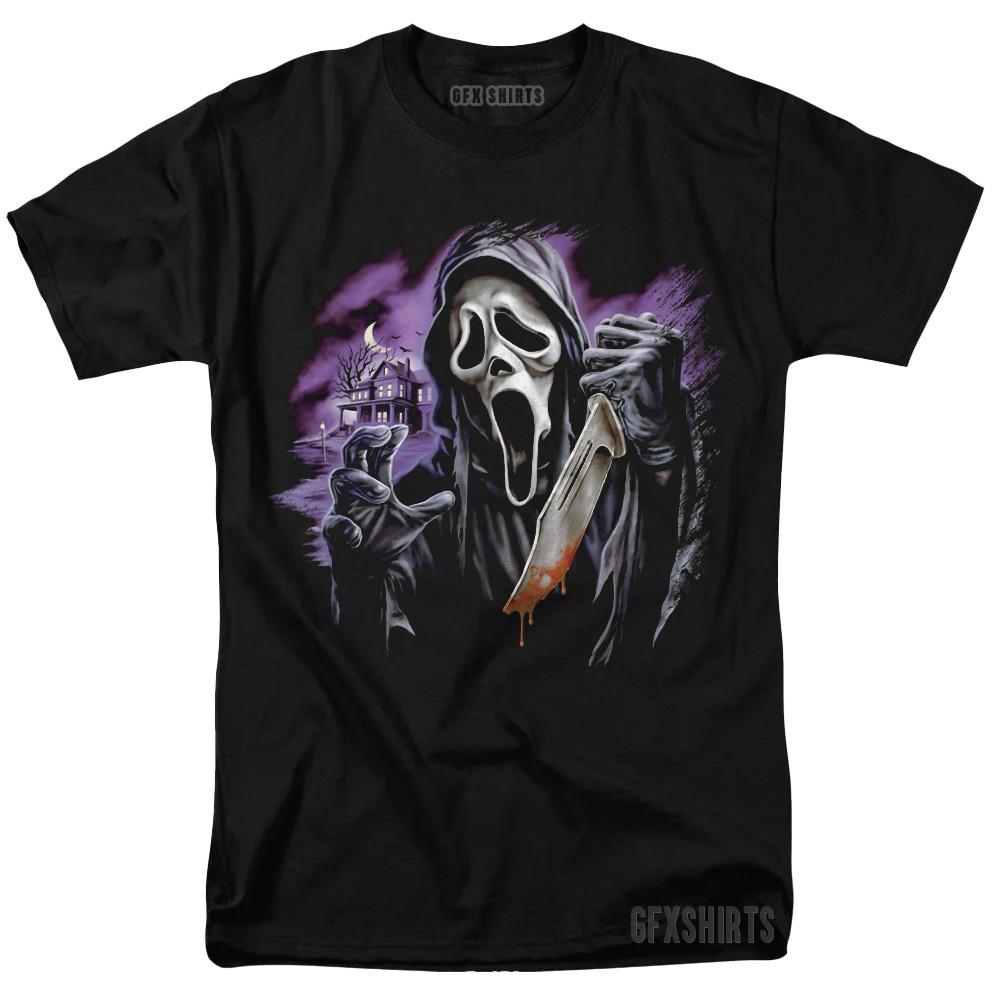 Scream Ghostface 90s Holloween Horror Movie vtg Graphic design T-Shirt