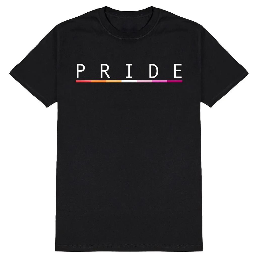 T Shirt Men Daunisex Homosexual Lesbian Pride Text Rainbow Lgbt Festival Lgbtq Gift Vintage Comfortable Graphic