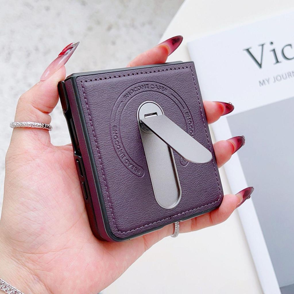 Samsung Z Flip7 Armor Shield Rotating Stand Magnetic Case