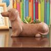 Succulent Vase Moulds Flowerpot Mold Dachshund Dog Shape Plant Pots Mold Pen Storage Holder Moulds for Making Planter